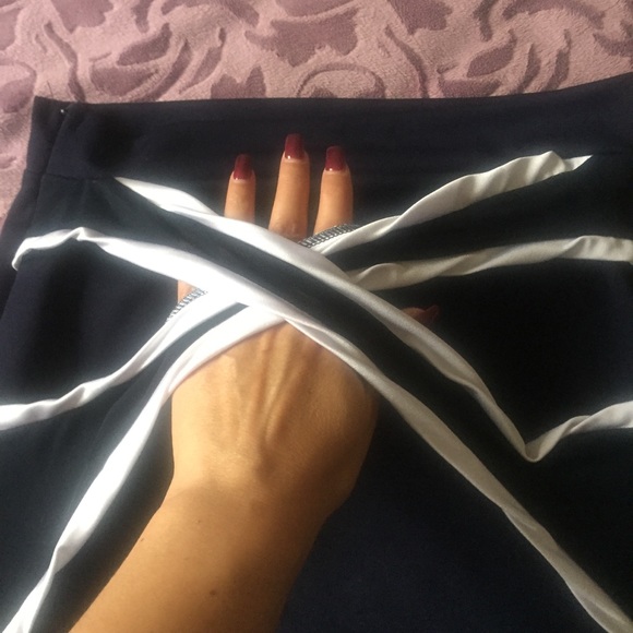 Navy Blue Skirt - Picture 2 of 2